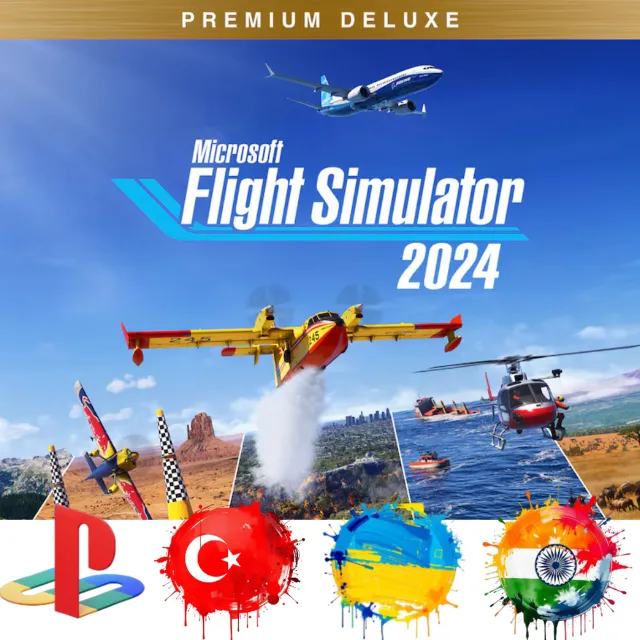 Microsoft Flight Simulator 2024 Premium Deluxe PS5/ТУРЦИЯ/УКРАИНА/ИНДИЯ/PS