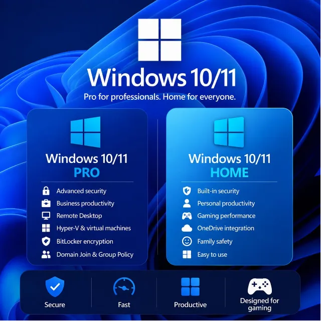 Windows 10/11 PRO/HOME Microsoft
