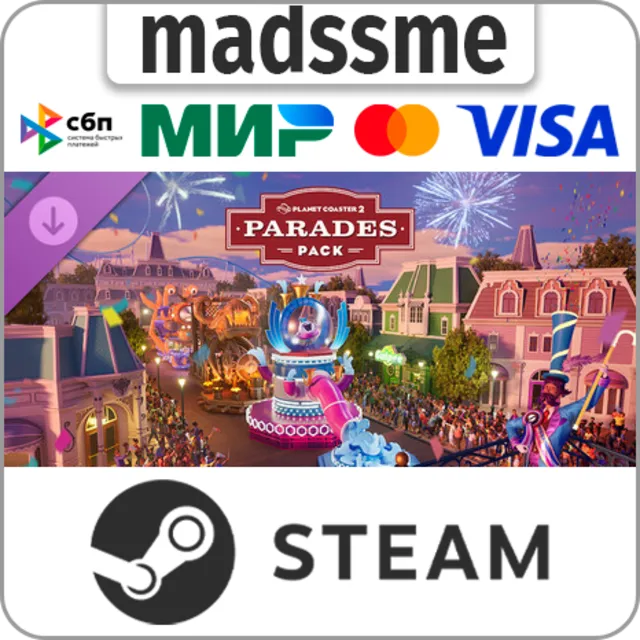 Planet Coaster 2: Parades Pack * RU/KZ/СНГ/TR/CN/AR/IN/BR * DLC * STEAM 🚀 АВТО