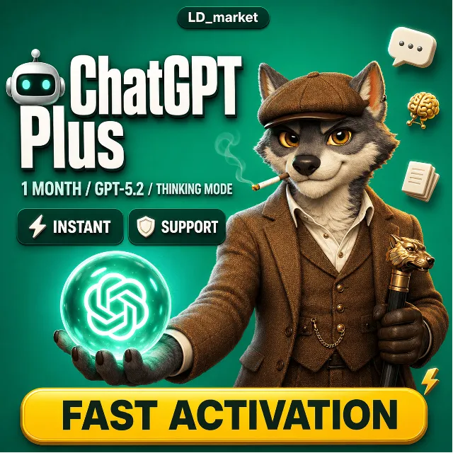 Chatgpt Plus - Оформление подписки на 1 месяц
