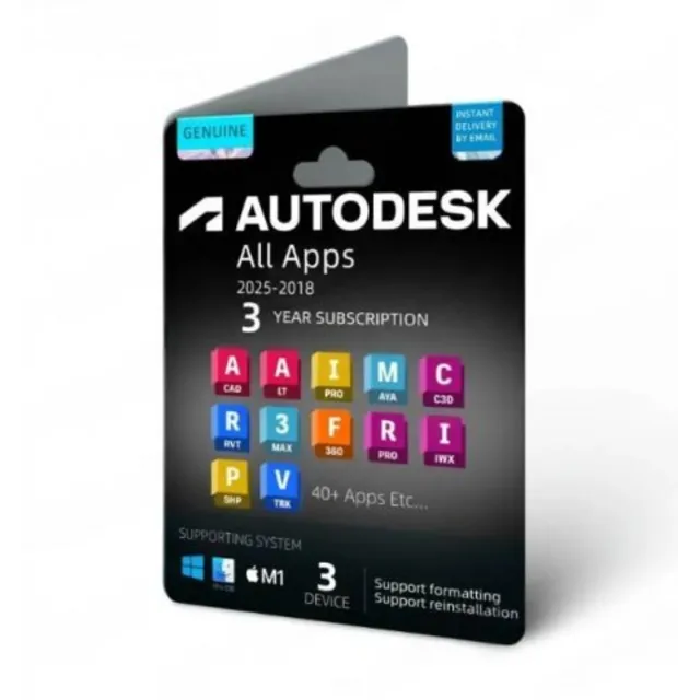 Autodesk All Apps 2027 Official - Cloud &amp; AI - 3 year