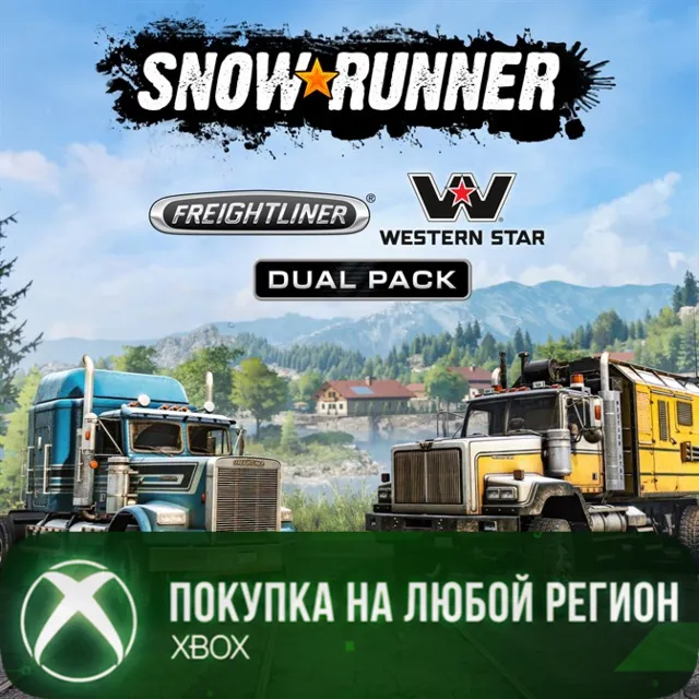SnowRunner - Freightliner &amp; Western Star Dual Pack XBOX На Любой Регион