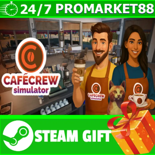 ️ВСЕ СТРАНЫ+РОССИЯ Cafe Crew Simulator STEAM GIFT