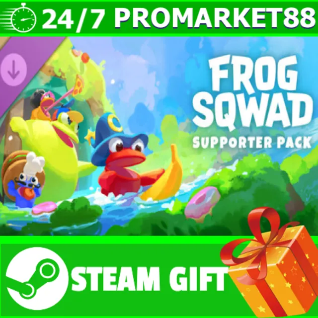 ️ВСЕ СТРАНЫ+РОССИЯ️ Frog Sqwad 🐸 Supporter Pack STEAM