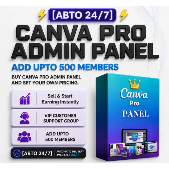 Панель администратора Canva Pro — 500 пользователей | Доступ для реселлеров | Глобаль