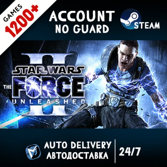 Star Wars: The Force Unleashed II + 1200 ИГР STEAM АККАУНТ