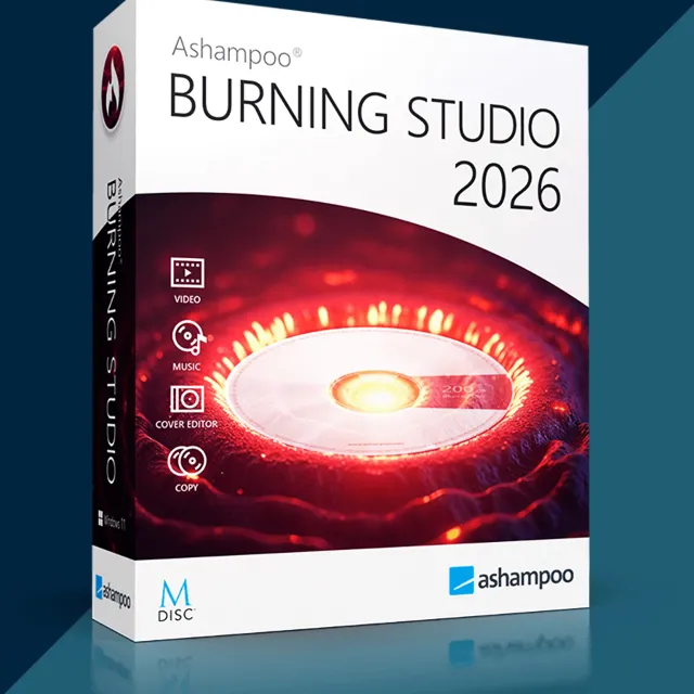 Ashampoo Burning Studio 2026 – Пожизненный ключ | Windows | Глобальный