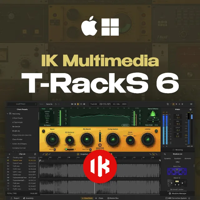 IK Multimedia T-RackS 6 | Официальный ключ