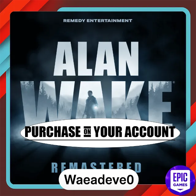 Alan Wake Remastered - Epic games - Purchase on your account