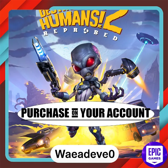 Destroy All Humans! 2 - Reprobed - Epic games - Purchase on your account
