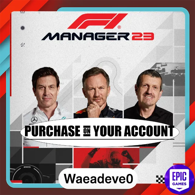 F1® Manager 2023 - Epic games - Purchase on your account