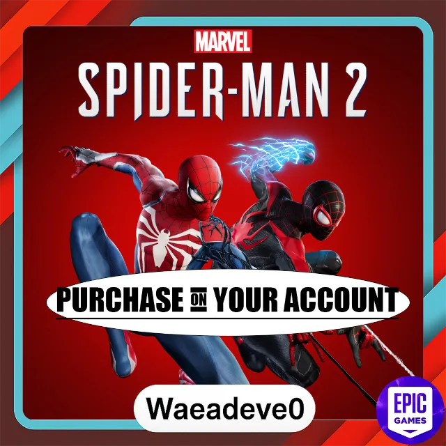 Marvel’s Spider-Man 2 - Epic games - Purchase on your account