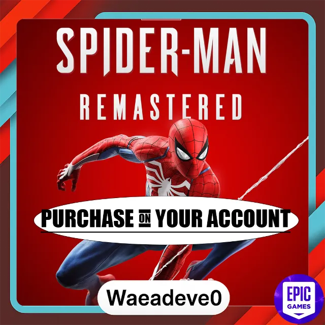Marvel's Spider-Man Remastered - Epic games - Purchase on your account