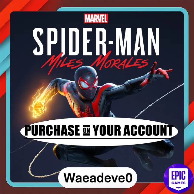 Marvel’s Spider-Man: Miles Morales - Epic games - Purchase on your account