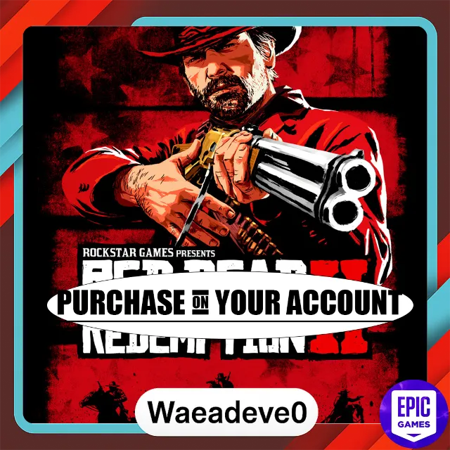 Red Dead Redemption 2 - Epic games - Purchase on your account