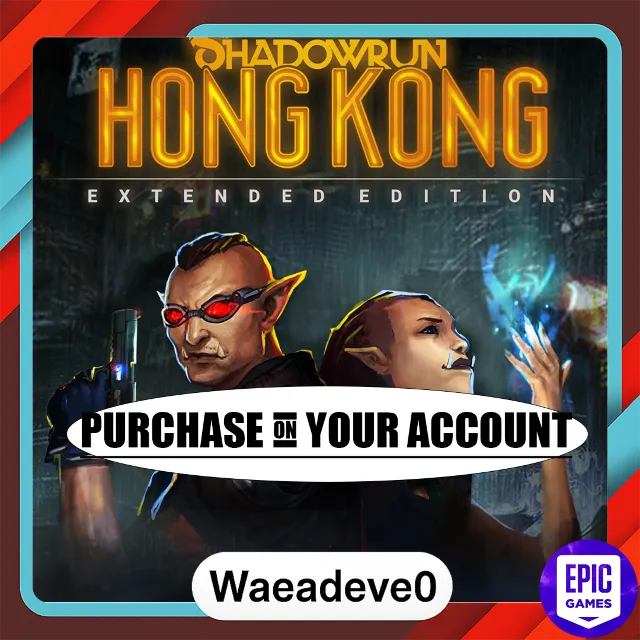 Shadowrun Hong Kong - Extended Edition - Epic games - Purchase on your account