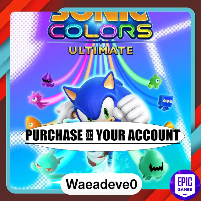 Sonic Colors: Ultimate - Epic games - Purchase on your account