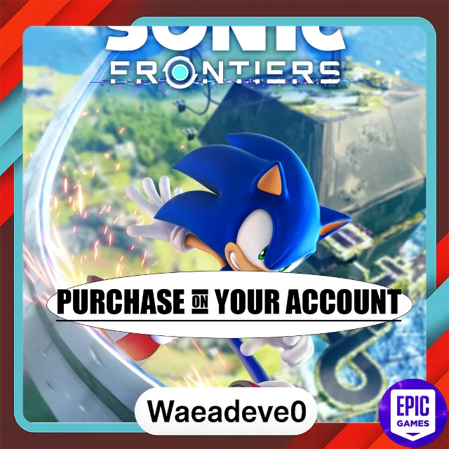 Sonic Frontiers - Epic games - Purchase on your account