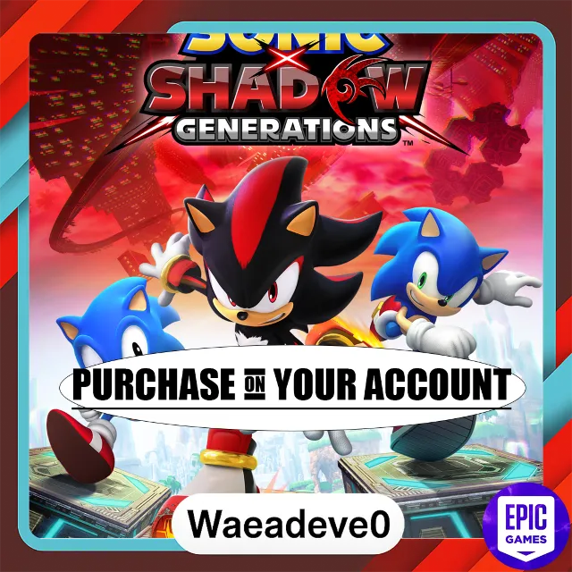 SONIC X SHADOW GENERATIONS - Epic games - Purchase on your account