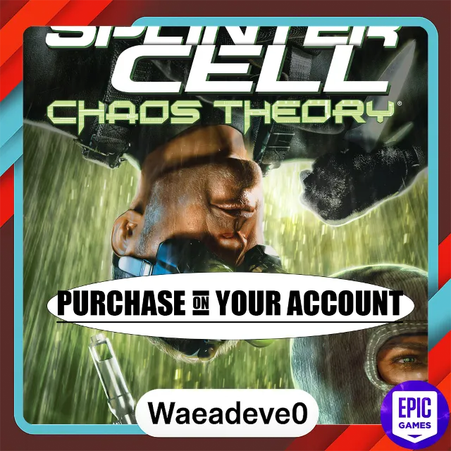 Splinter Cell Chaos Theory - Epic games - Purchase on your account