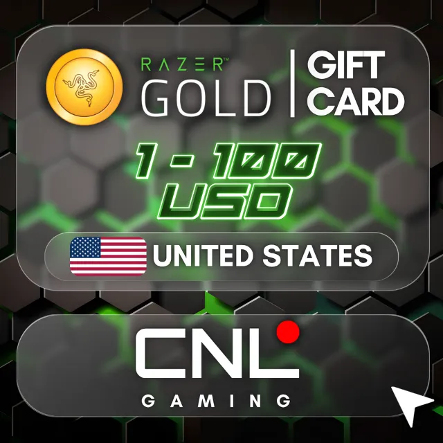 24/7 AUTO | Razer Gold от 1 до 500 долларов США [Соединенные Штаты]