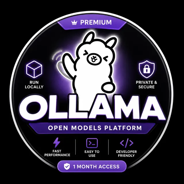 Подписка Ollama Cloud AI Pro / Max | 1 месяц | Огромная скидка | Быстрая доставка |