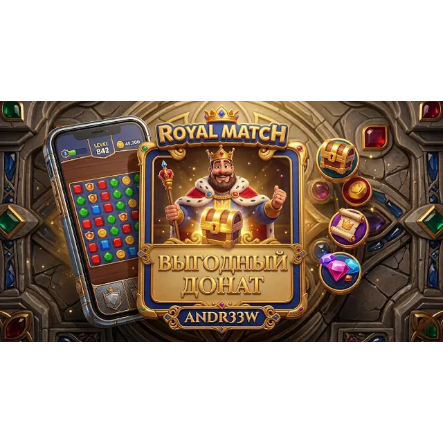 Royal Match | Донат | 24/7