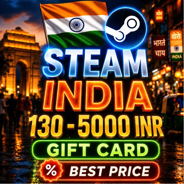 STEAM WALLET ИНДИЯ КОД ПОПОЛНЕНИЯ | 130 - 5000 INR | СТИМ КАРТА