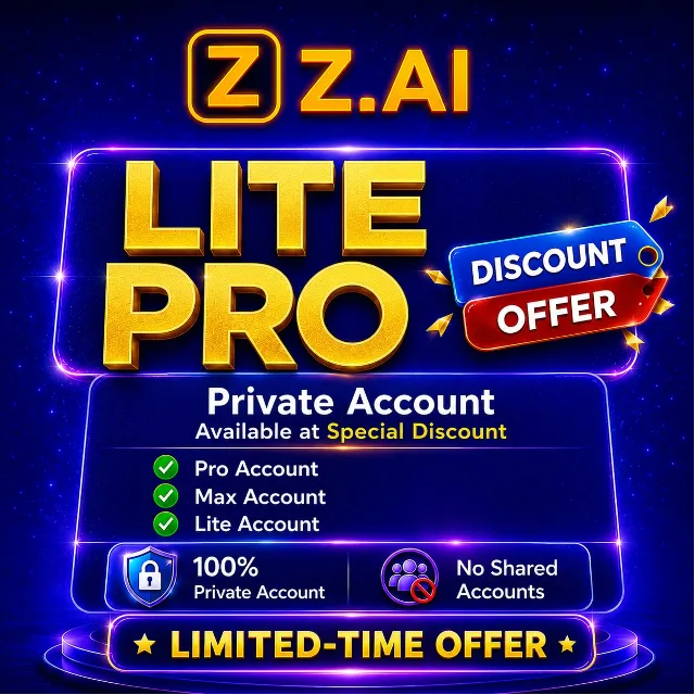 Z.AI | Подписка GLM Coding Lite/Pro/Max от 1 до 12 месяцев