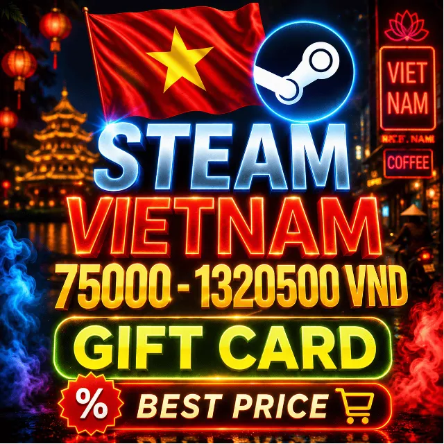 STEAM WALLET ВЬЕТНАМ КОД ПОПОЛНЕНИЯ | 75000 - 1320500 VND | СТИМ КАРТА