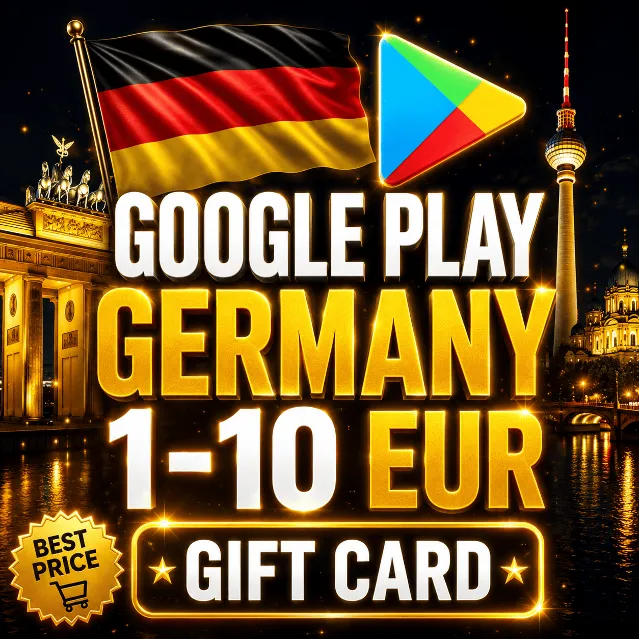 GOOGLE PLAY КОД ГЕРМАНИЯ | 1 - 10 EUR | ПОДАРОЧНАЯ КАРТА ГУГЛ GERMANY