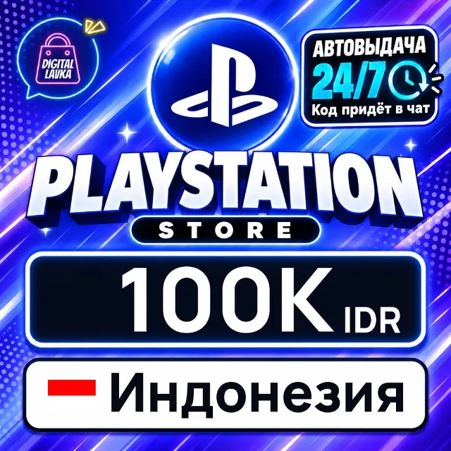 PlayStation Network (PSN) Индонезия 100000 IDR 💳 цифровой код — автовыдача 24/7