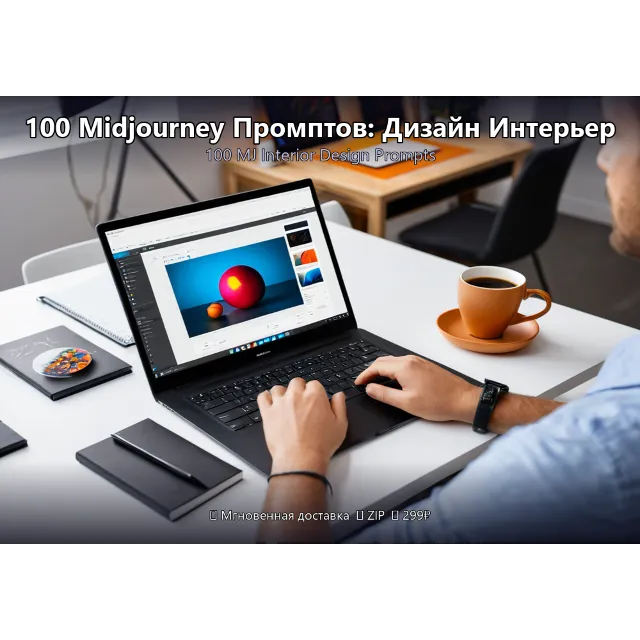 100 Midjourney Промптов: Дизайн Интерьеров