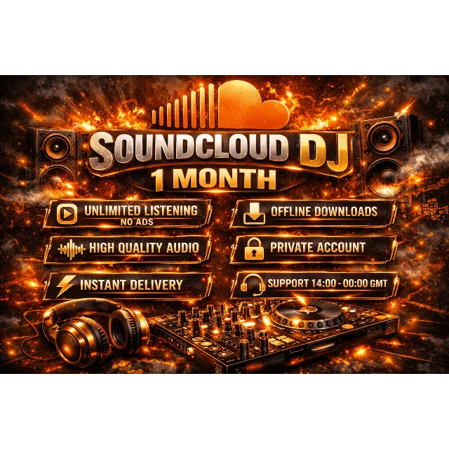 🎧SoundCloud 🎻DJ Premium•1 Месяц🔥Приватный Аккаунт★🎶Гарантия 💯Мгновенная Доставка