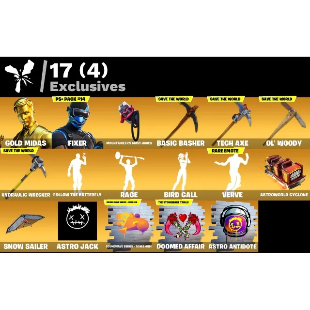 Мгновенный доступ • FN (все платформы) • 238 skins • 1000 VB • Полный доступ