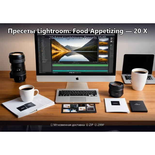 Пресеты Lightroom: Food Appetizing — 20 XMP