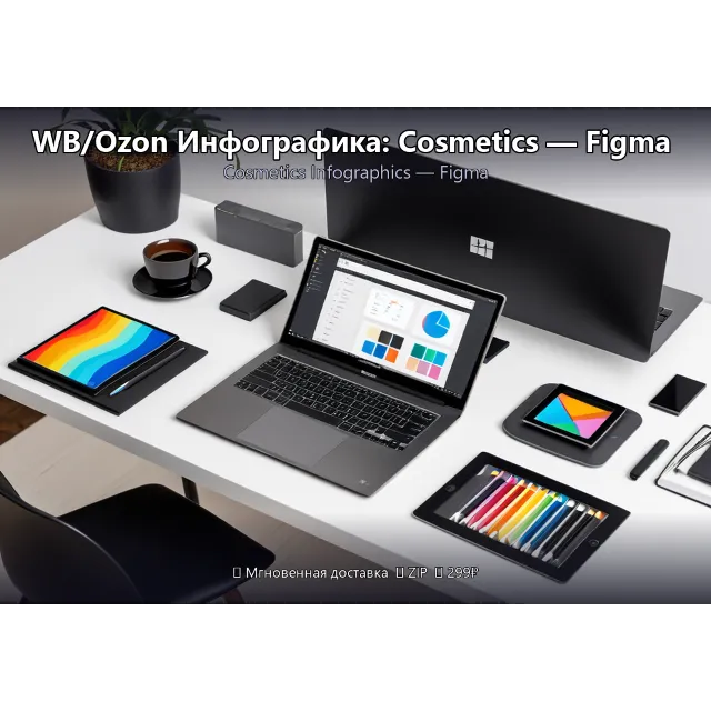 WB/Ozon Инфографика: Cosmetics — Figma Plugin