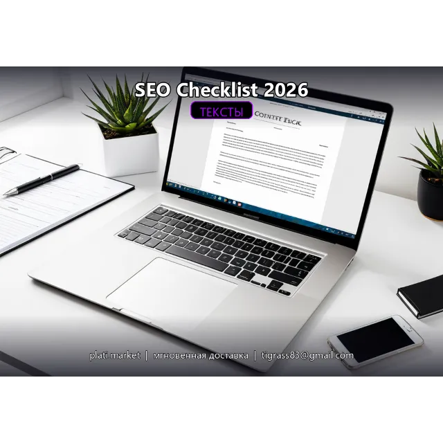 SEO Чек-лист 2026 — 100+ пунктов
