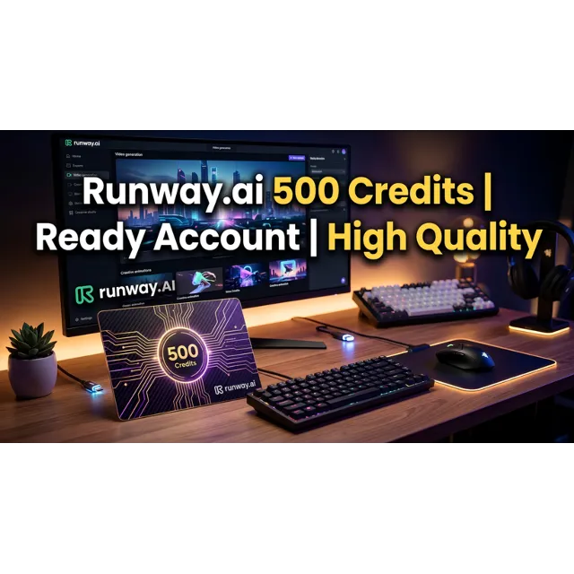 Runway.ai 500 Кредитов | Готовый Аккаунт | Быстрая доставка