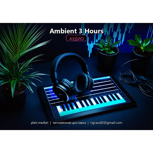 Фоновая музыка Ambient 3 часа — 18 треков Royalty-Free