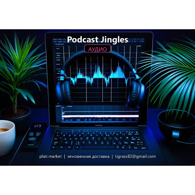 Podcast Jingles — 50+ джинглов + 20 transitions, Royalty-Free