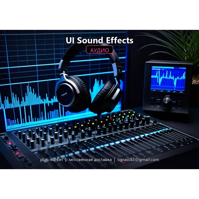 Sound Effects: UI Sounds — 200+ звуков для интерфейсов, Royalty-Free