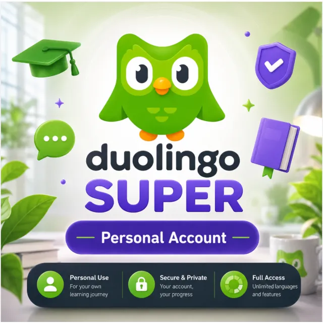 Duolingo Super (3–12 месяцев, личный аккаунт) | Приглашение