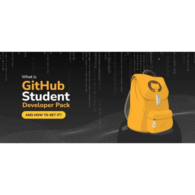GitHub Student Developer Pack — 1 Year Access Education-exclusive dev benefit $35