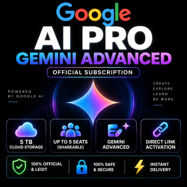 Jio Google AI Pro / Gemini Pro. Быстрая доставка ссылки | Карта не требуется