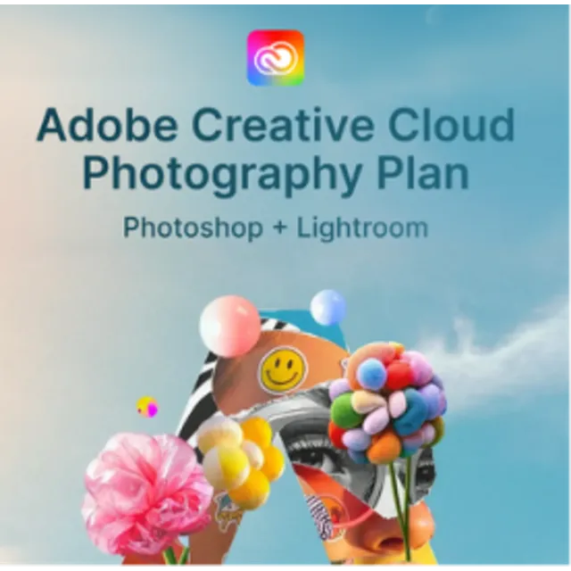🔵  ADOBE PHOTOGRAPHY PLAN Аккаунт 1 МЕСЯЦ с возможностью продления БЕЗ СЛЕТОВ