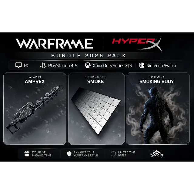 Warframe — HyperX Bundle 2026 pack (PC, PS4/5, Xbox, NS) (Global) ключ