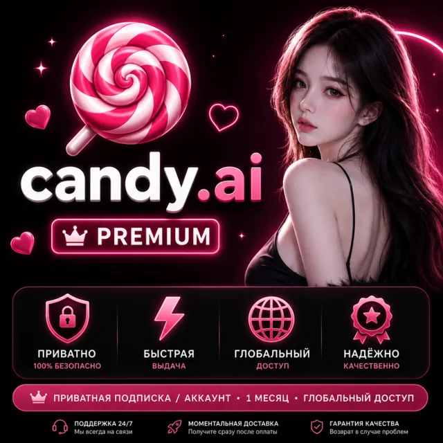 CANDY.AI PREMIUM + Добавить монеты | Личный аккаунт | 1 месяц | Гарантия | 24/7