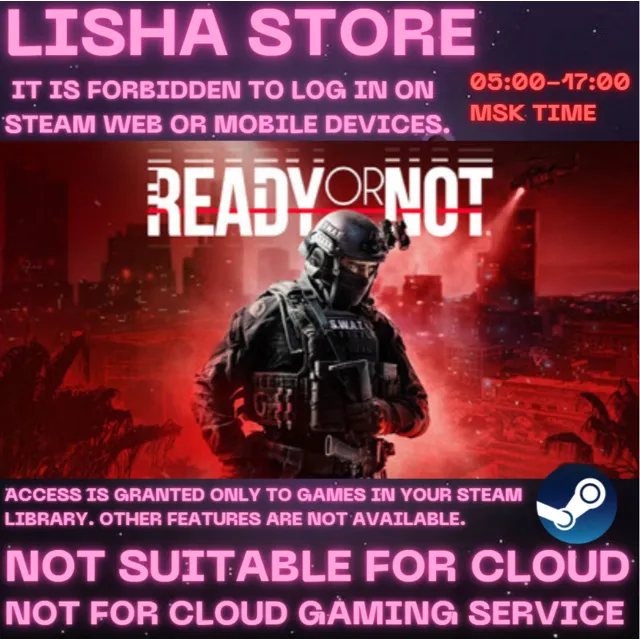 Ready or Not: Digital Deluxe Edition Стим Оффлайн На 30 или 90 дней