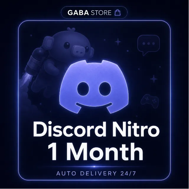 Discord Nitro - 1 Month / Official Ключ / Все регионы | АВТОВЫДАЧА 24/7